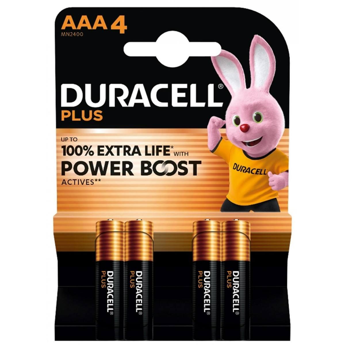 Duracell plus power boost ministilo aaa 4pz mn2400