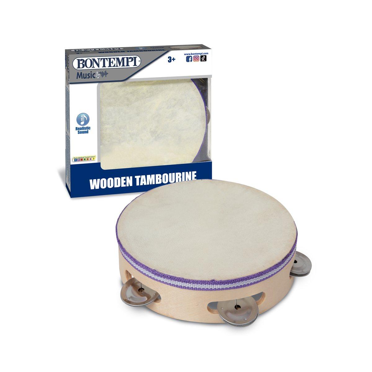 Tamburello in legno 190x45x190 mm