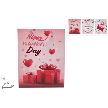 Busta regalo san valentino 42x33x12cm