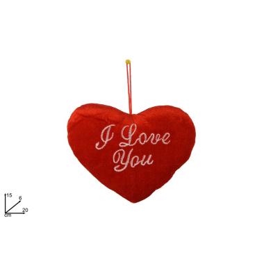 Cuore rossoi love you 20cm 15x20cm