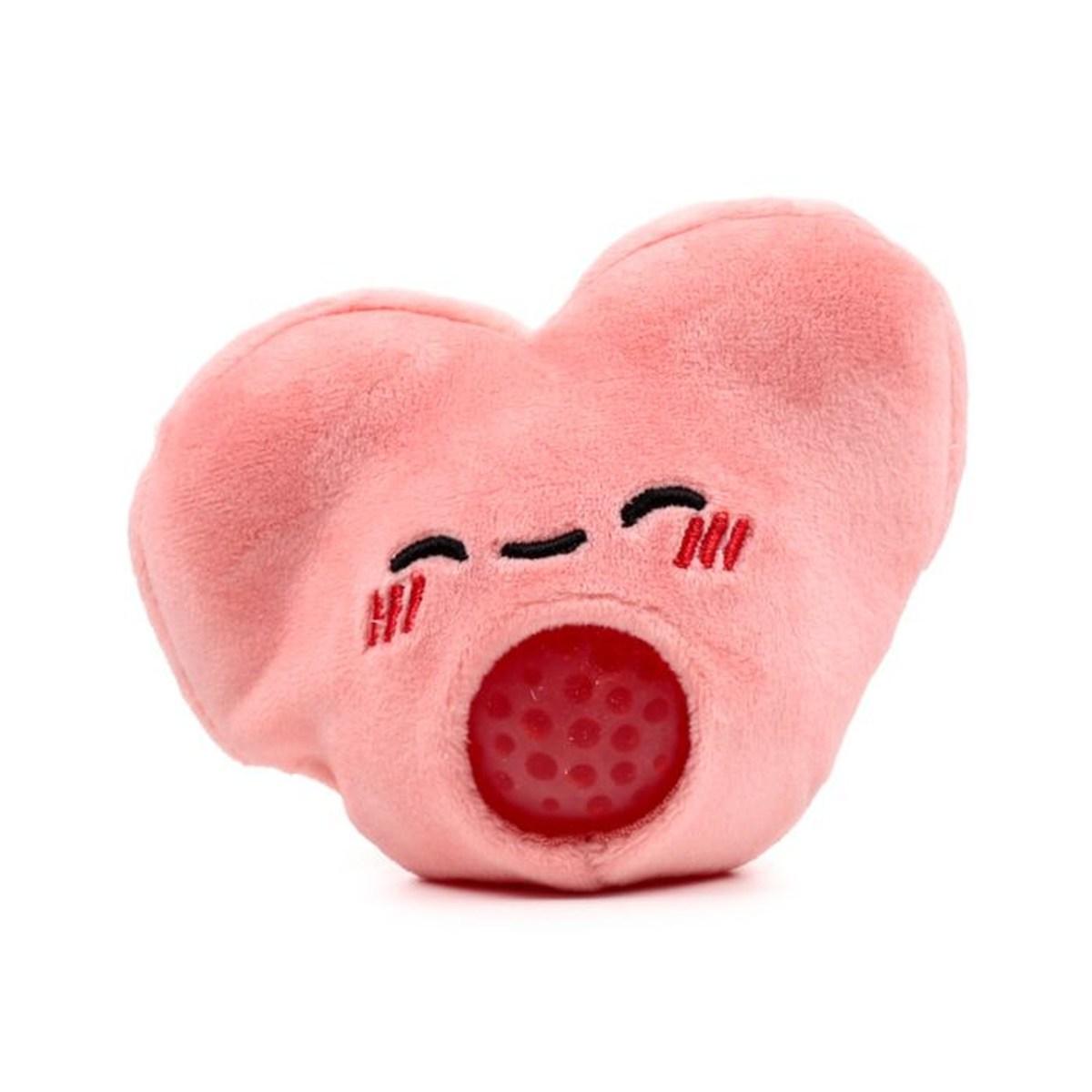 Antistress di Peluche - Cuore - J'Adoramals - Queasy Squeezies CF12