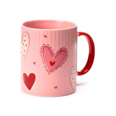 Tazza in Porcellana - Cuori - Amore