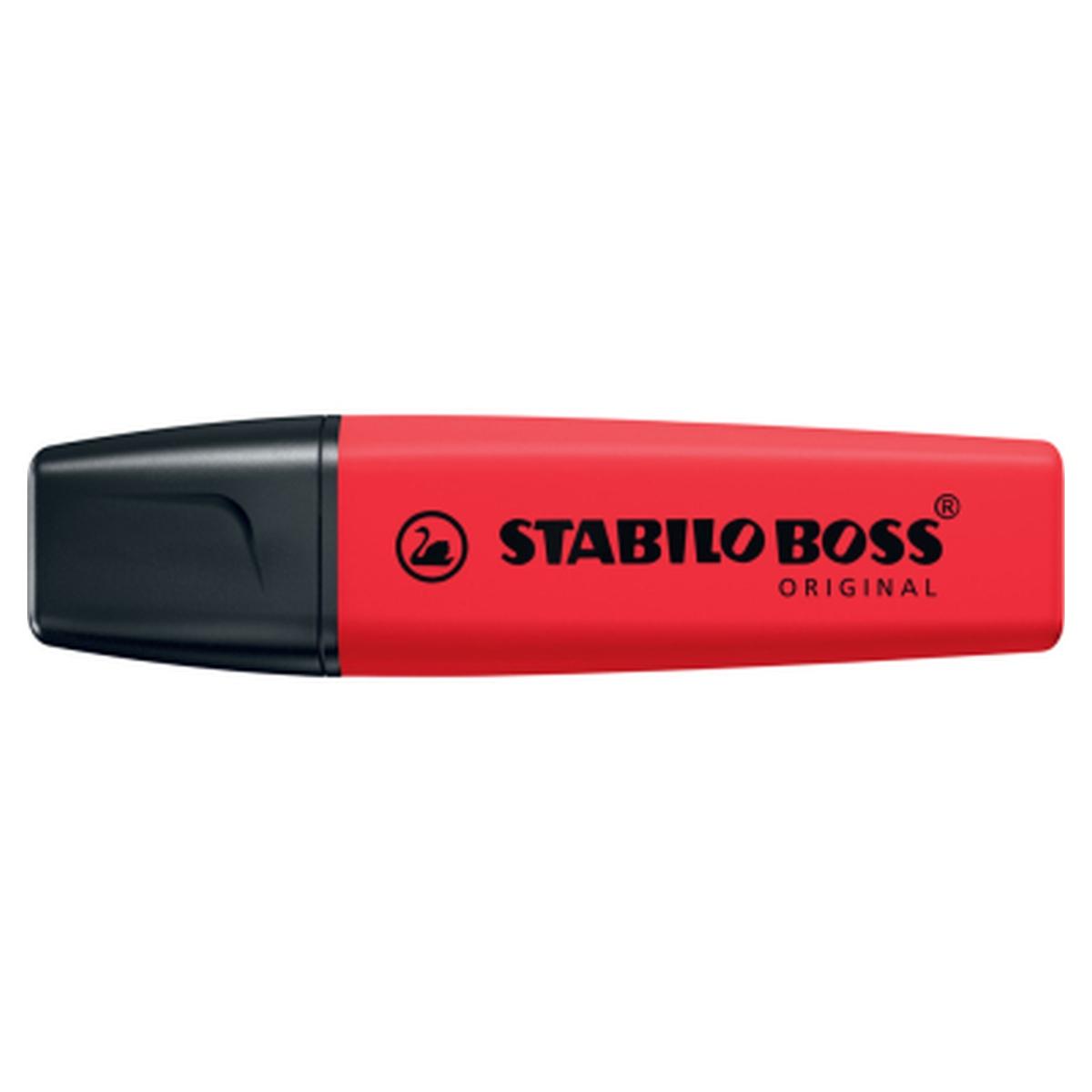 Stabilo boss original rosso rosso  pz.10