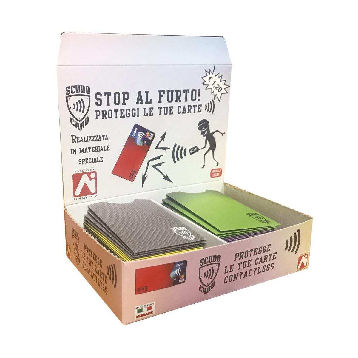 PORTACARD SCUDOCARD PER PROTEZIONE CONTACLESS CF54PZ<br />