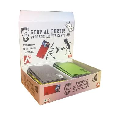 PORTACARD SCUDOCARD PER PROTEZIONE CONTACLESS CF54PZ<br />