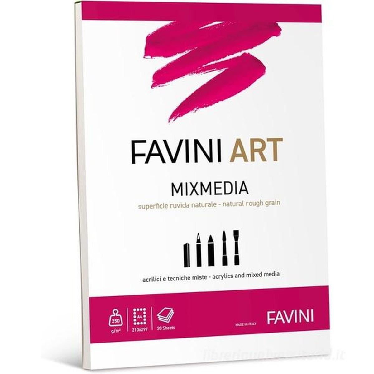 FAVINI ART MIX MEDIA BL. COLL. L/C 250 g FF20   A4<br /><br /><br />
