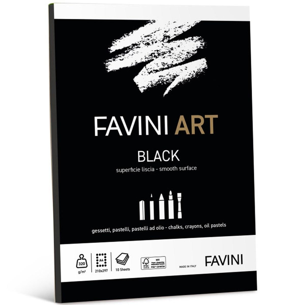 FAVINI ART BLACK BL. COLL. L/C 320 g FF10   A4