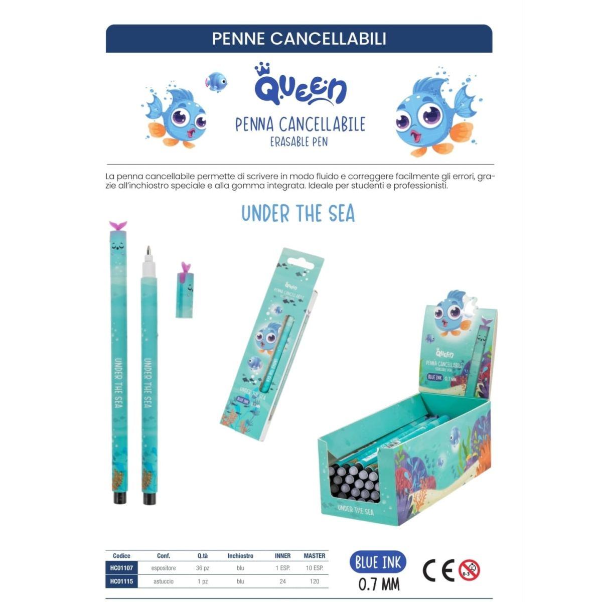 Penna cancellina queen pesciolino cf36