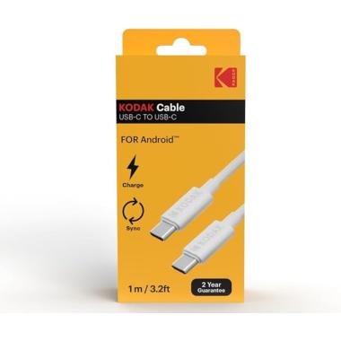 KODAK Cavo ricarica smartphone da usb-c a usb-c X ANDROID 10W 1MT<br />