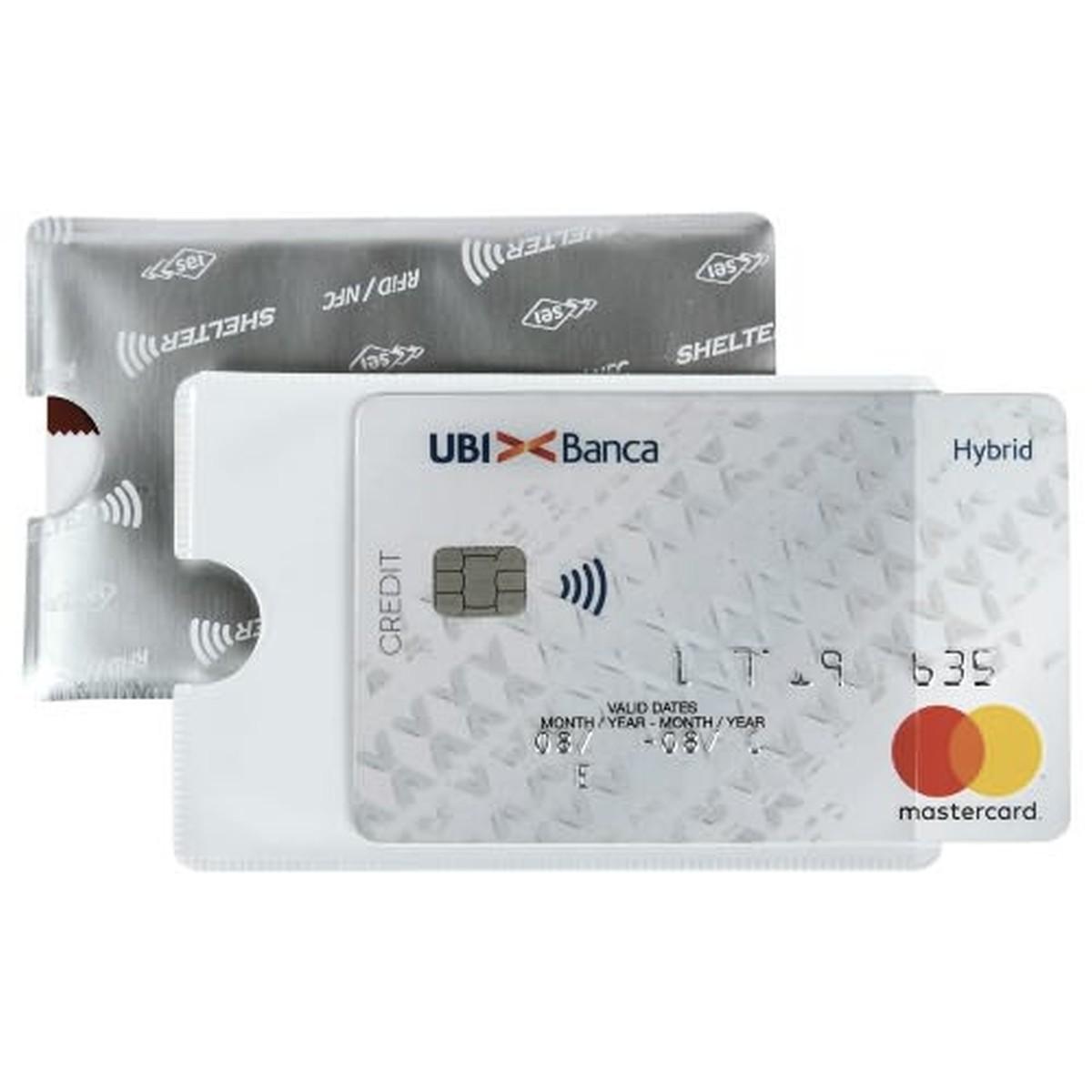 CUSTODIE PER CARTE DI CREDITO SHELTER C1 T CF100  Per proteggere i tuoi dati personali.