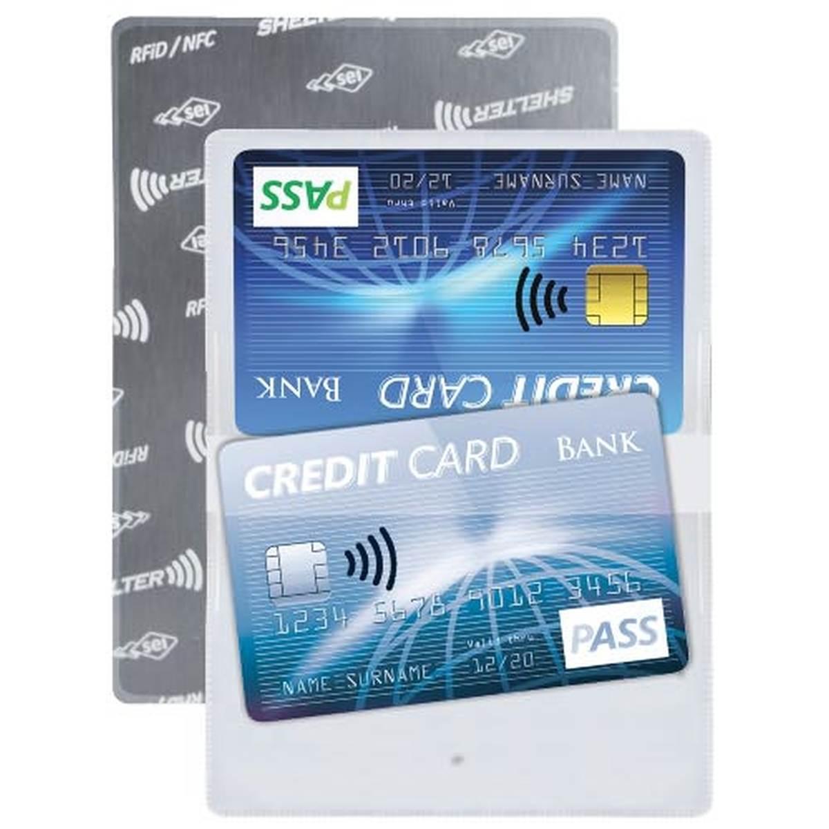 CUSTODIE PER CARTE DI CREDITO SHELTER C2 DOPPIA CARD CF50  Per proteggere i tuoi dati personali.