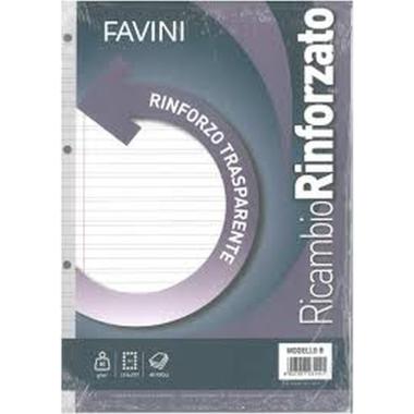 Ricambi rinforzati a4 80gr 40fg rigo b