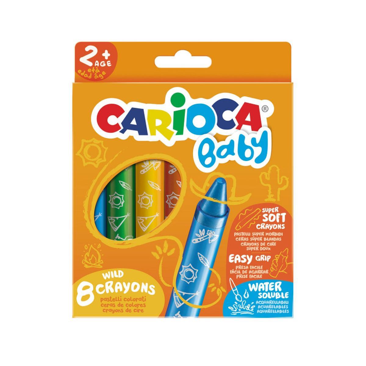 Carioca pastelloni  a cera baby da 8pz