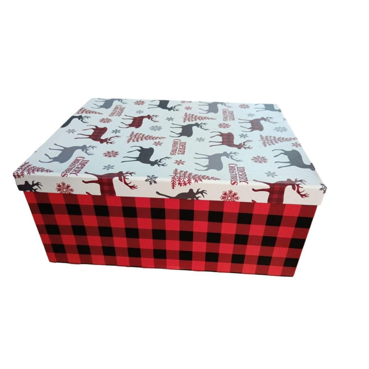 Set 10 scatole rettangolari renna