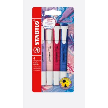 Blister 4pz stabilo boss swing cool wildflower