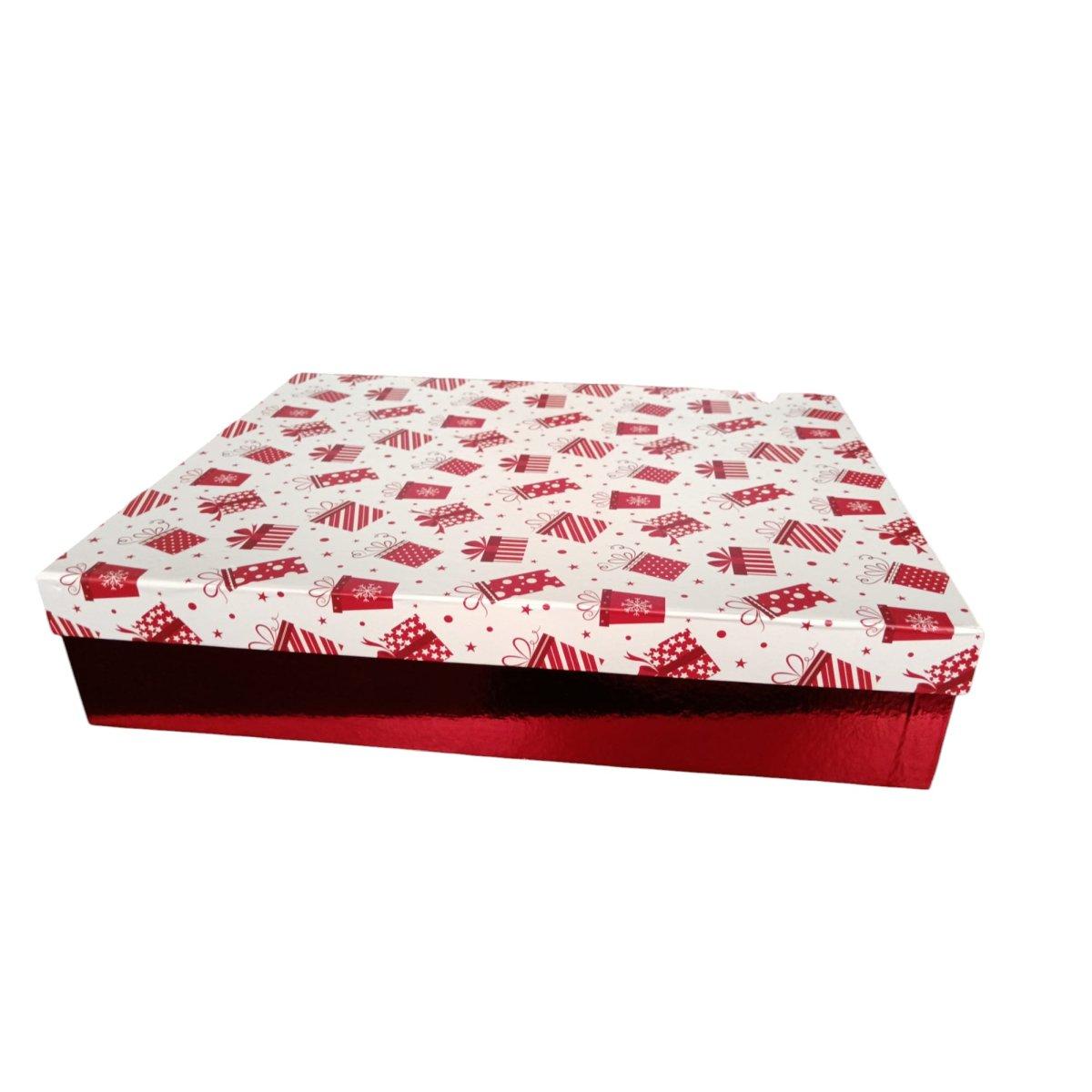 Set 10 scatole rettangolari 30x40 profilo basso