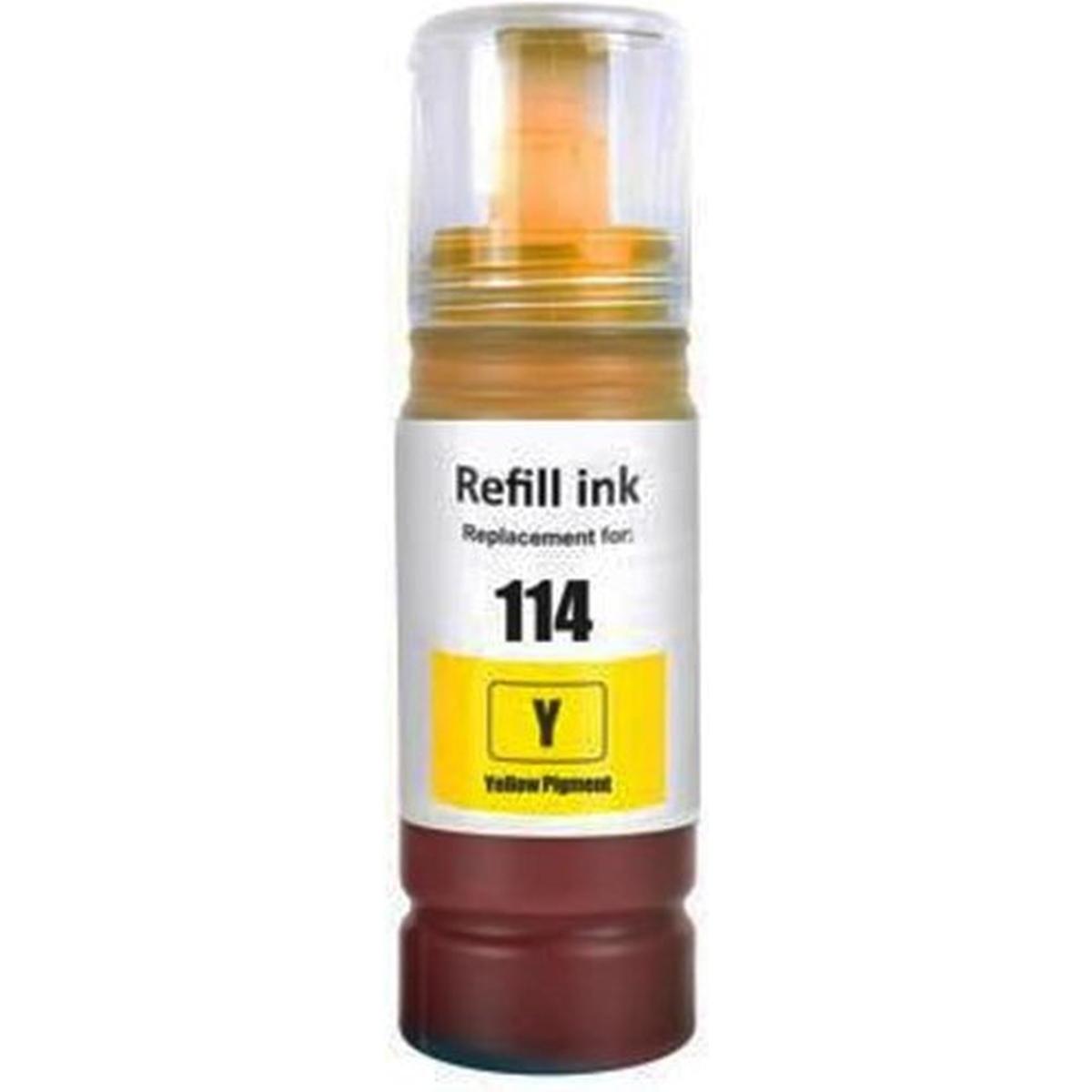 C/epson ecotank t114 et-8550 et-8500 yellow 70ml