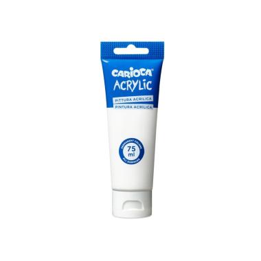 Carioca colori acrilici 75ml bianco