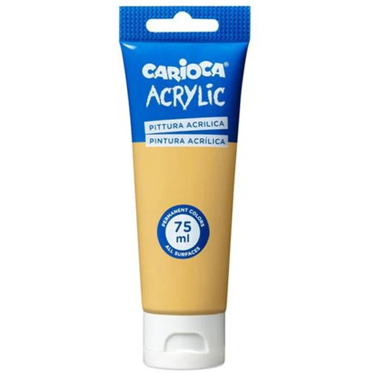 Carioca colori acrilici 75ml siena