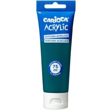 Carioca colori acrilici 75ml verde smeraldo