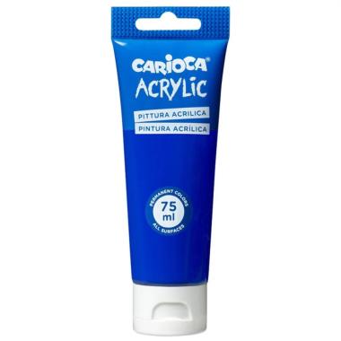 Carioca colori acrilici 75ml blu oltremare