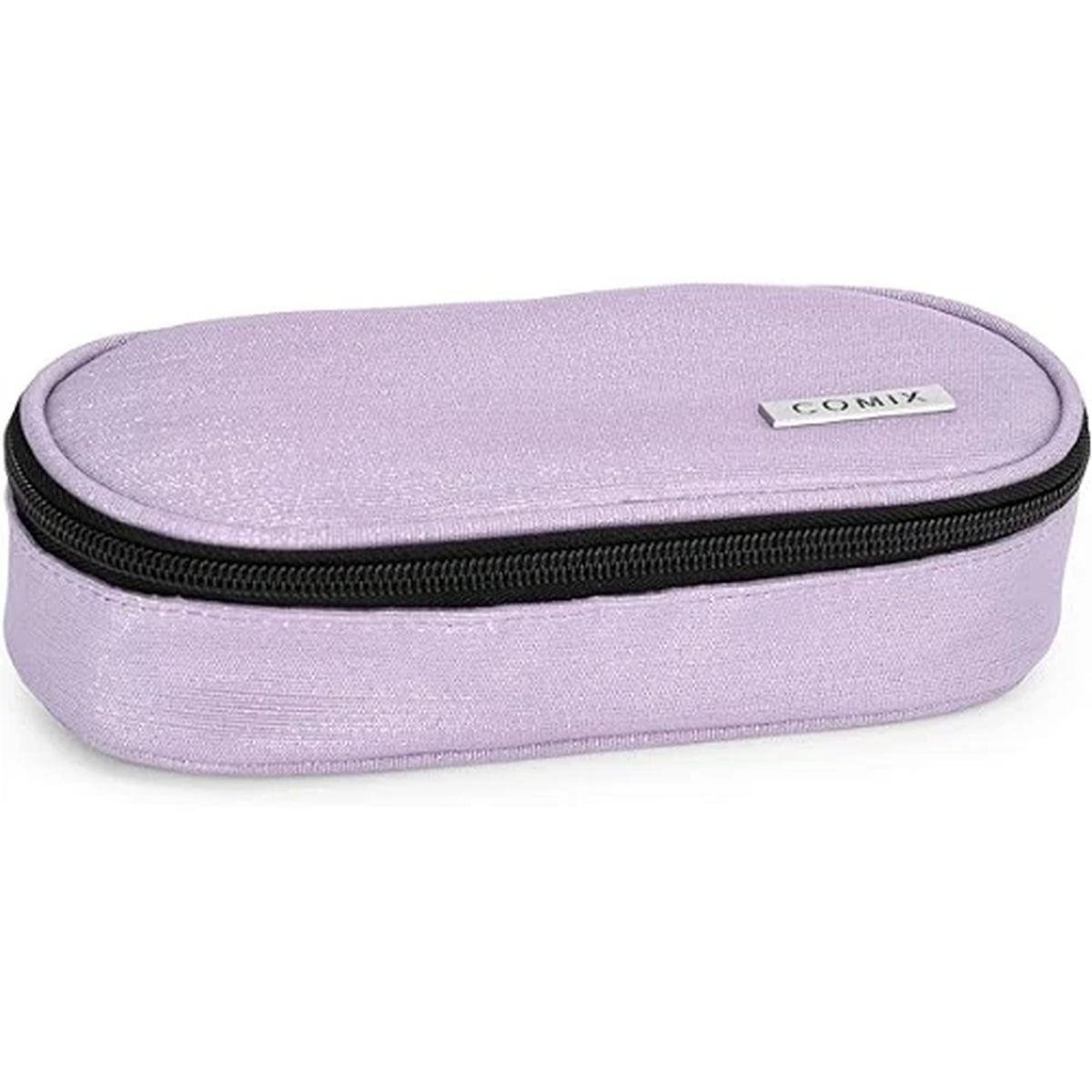 Astuccio ovale lurex lilla comix 26