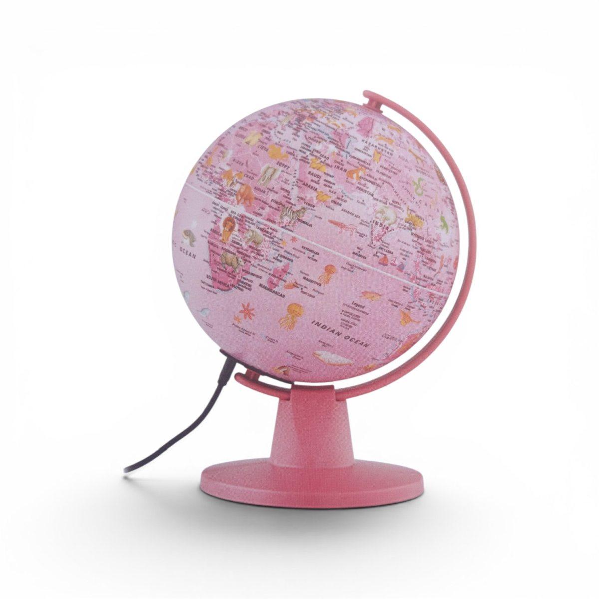 GLOBO D.16 cm LUCE PINK ZOO LED
