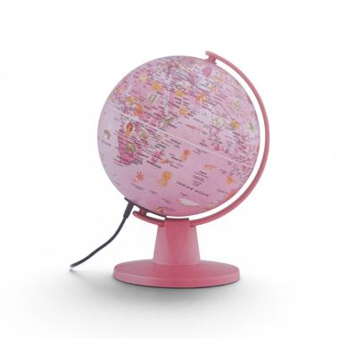 GLOBO D.16 cm LUCE PINK ZOO LED