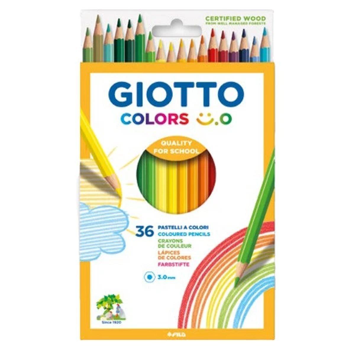 Giotto pastelli colors astuccio 36 pz