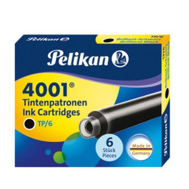 CARTUCCE D'INCHIOSTRO PELIKAN 4001 NERO 6pz