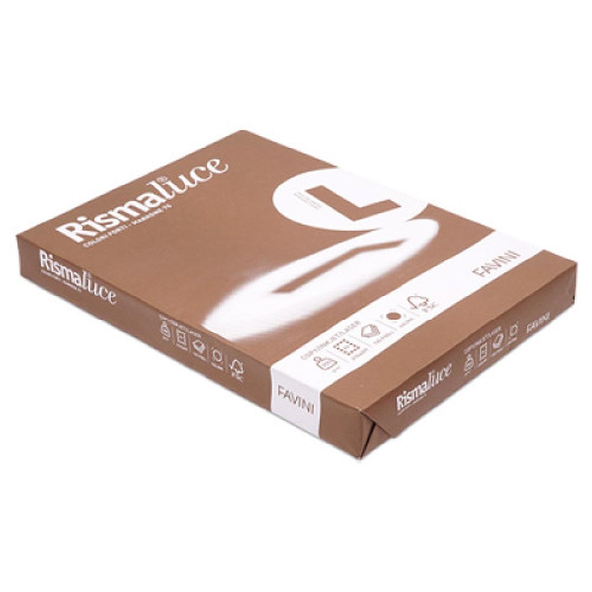 Rismaluce:200 gr marrone 75  a4 125 fg