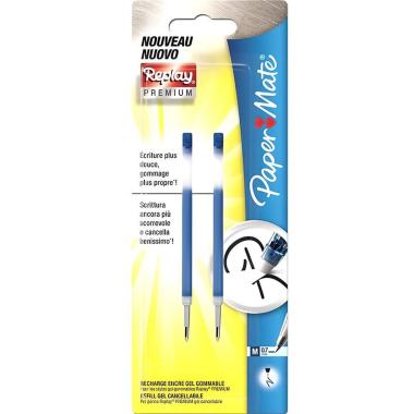 Refil x penna replay premium gel pz.2 blu