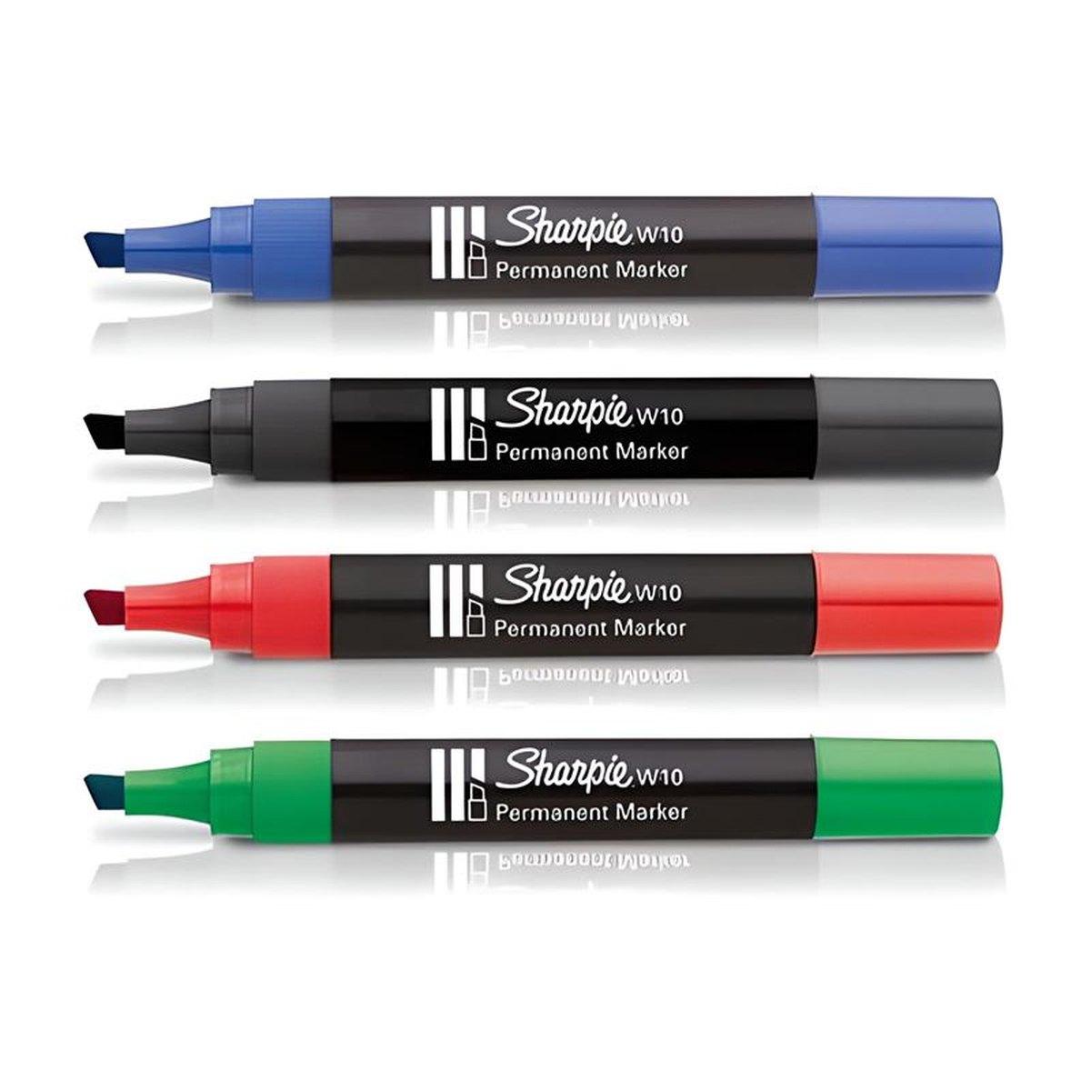 Marker w10 p.scalpello cf.12 pz. verde