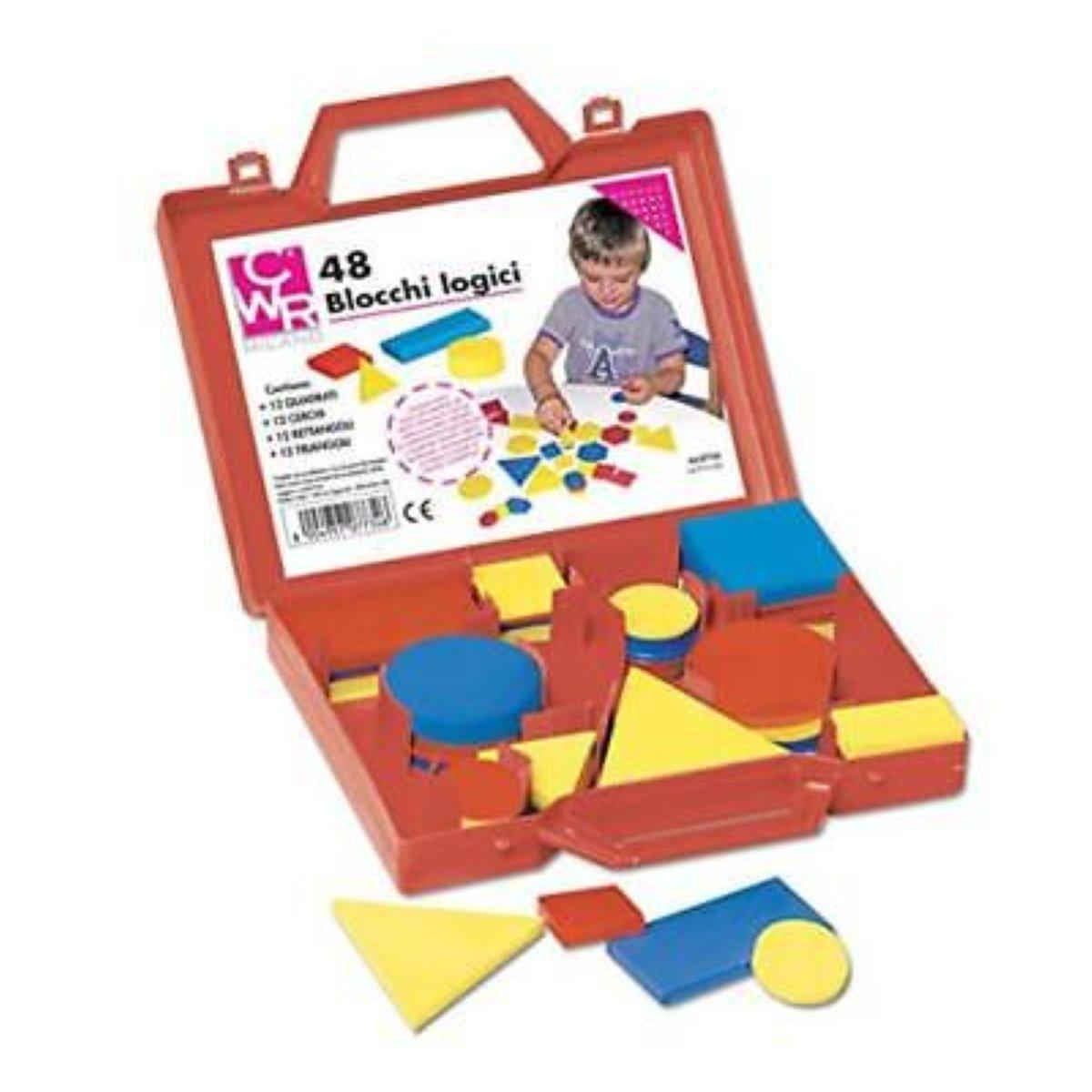 Blocchi logoci in valigetta 48 pz.