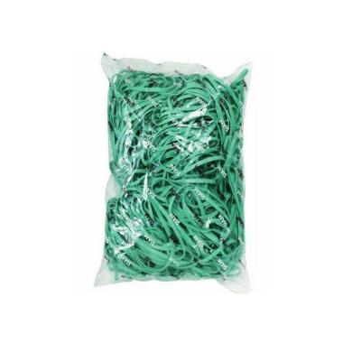 Elastici in gomma a fettuccia verde d.90 kg.1