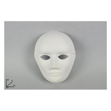 Maschera bianca per decoupage ass.