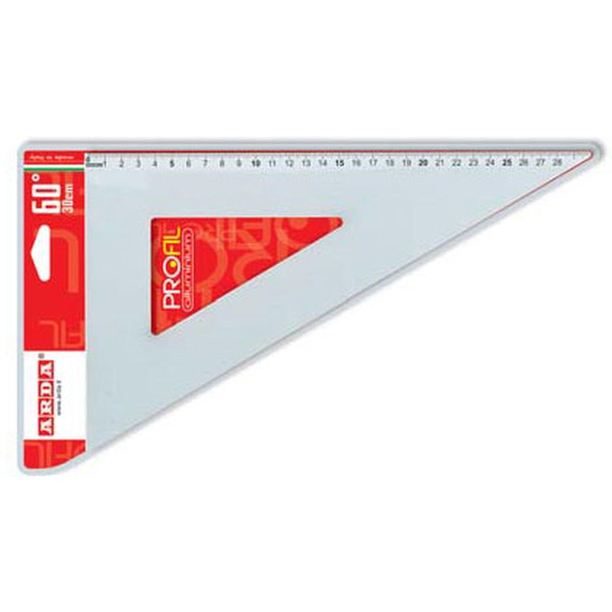 Squadra 60 cm. 30 alluminio Fly