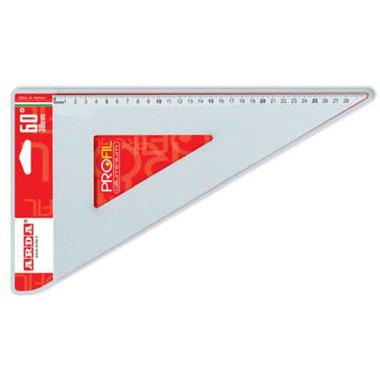 Squadra 60 cm. 30 alluminio Fly