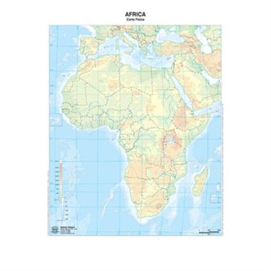Cartina scolastica muta  africa pz.20