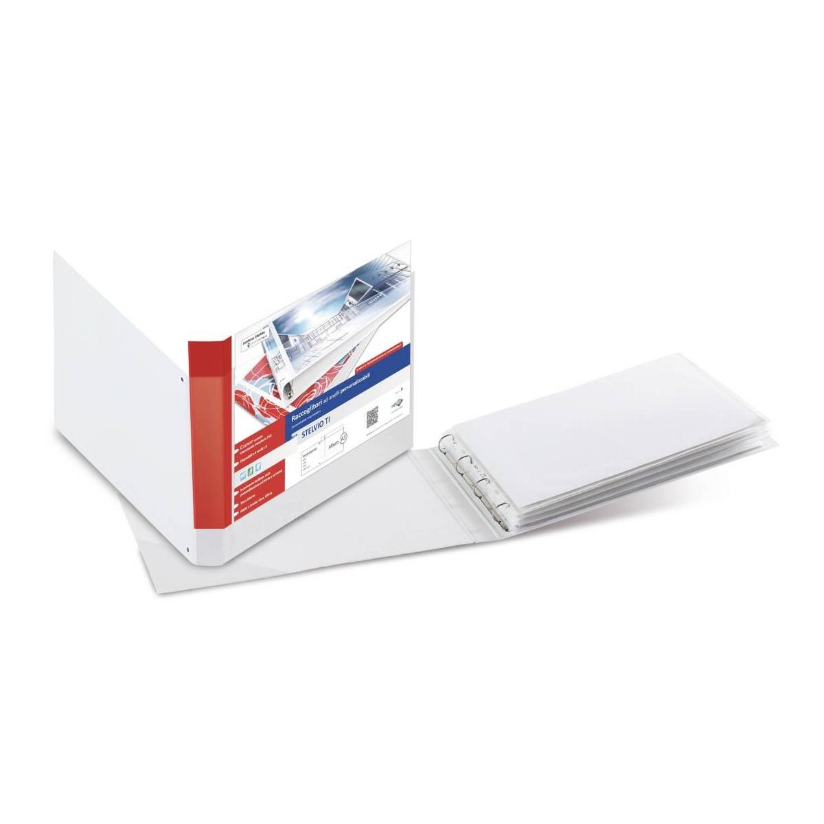 Raccoglitore stelvio ti 42x30 25 4d bianco