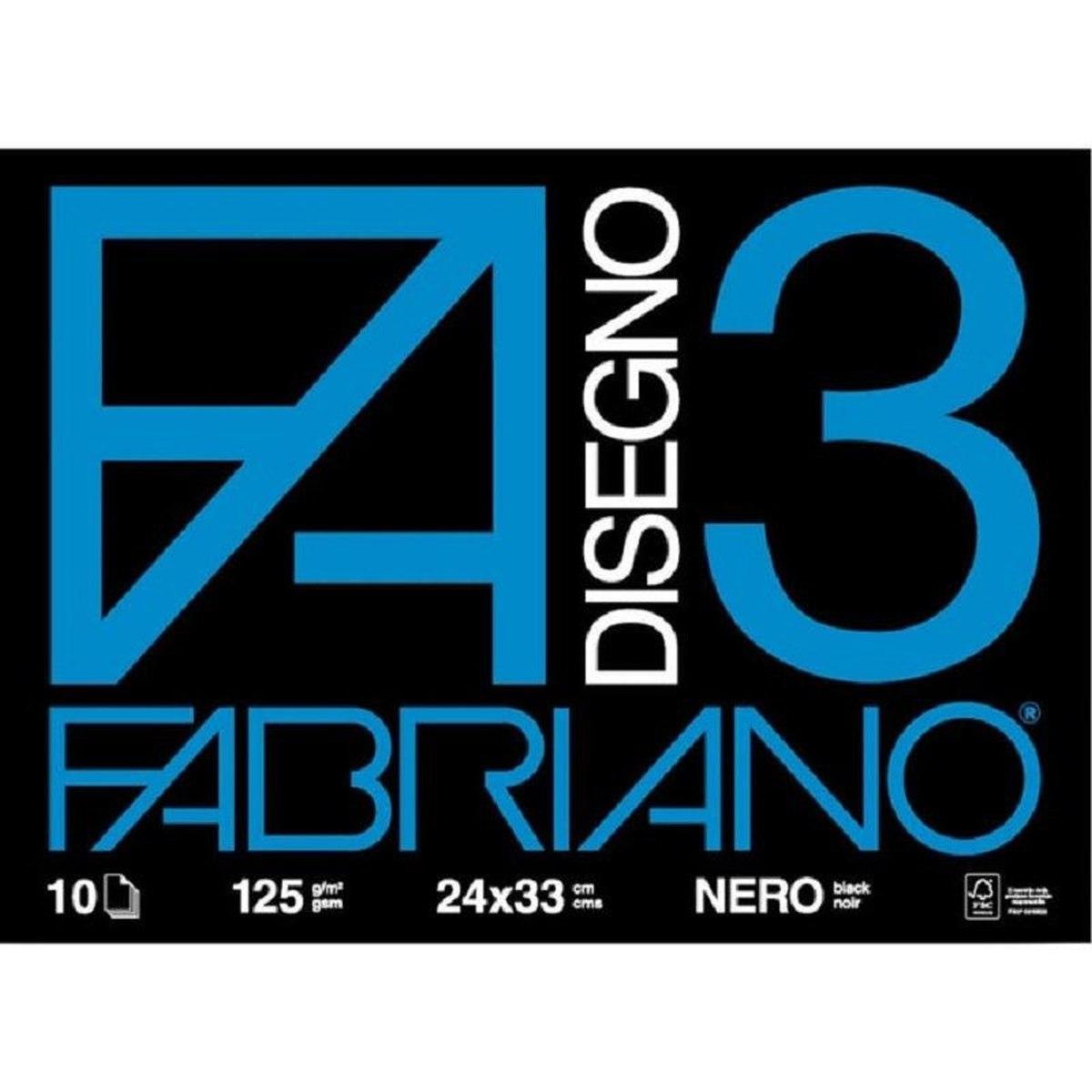 Album disegno nero f.to 24x33 fg.10