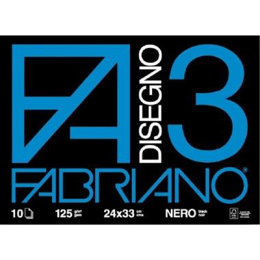 Album disegno nero f.to 24x33 fg.10