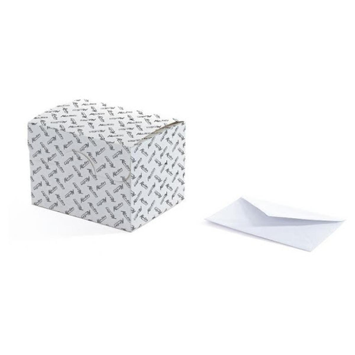 Solo buste opalina 7x11 bianco cf100