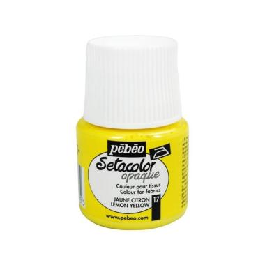 Colori per tessuto set 45ml giallo limone