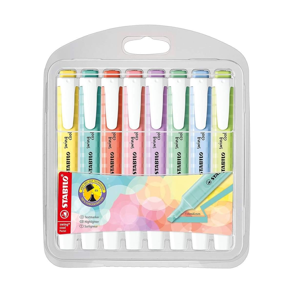 Stabilo swing cool pastel astuccio da 8