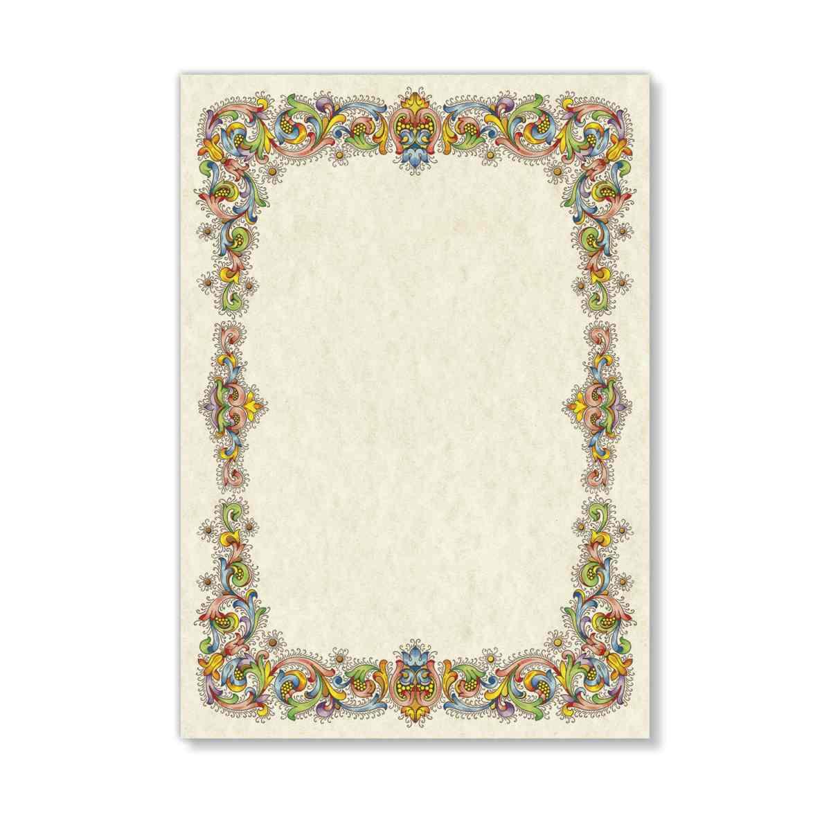 Pergamena avorio a4 medioevale cf12