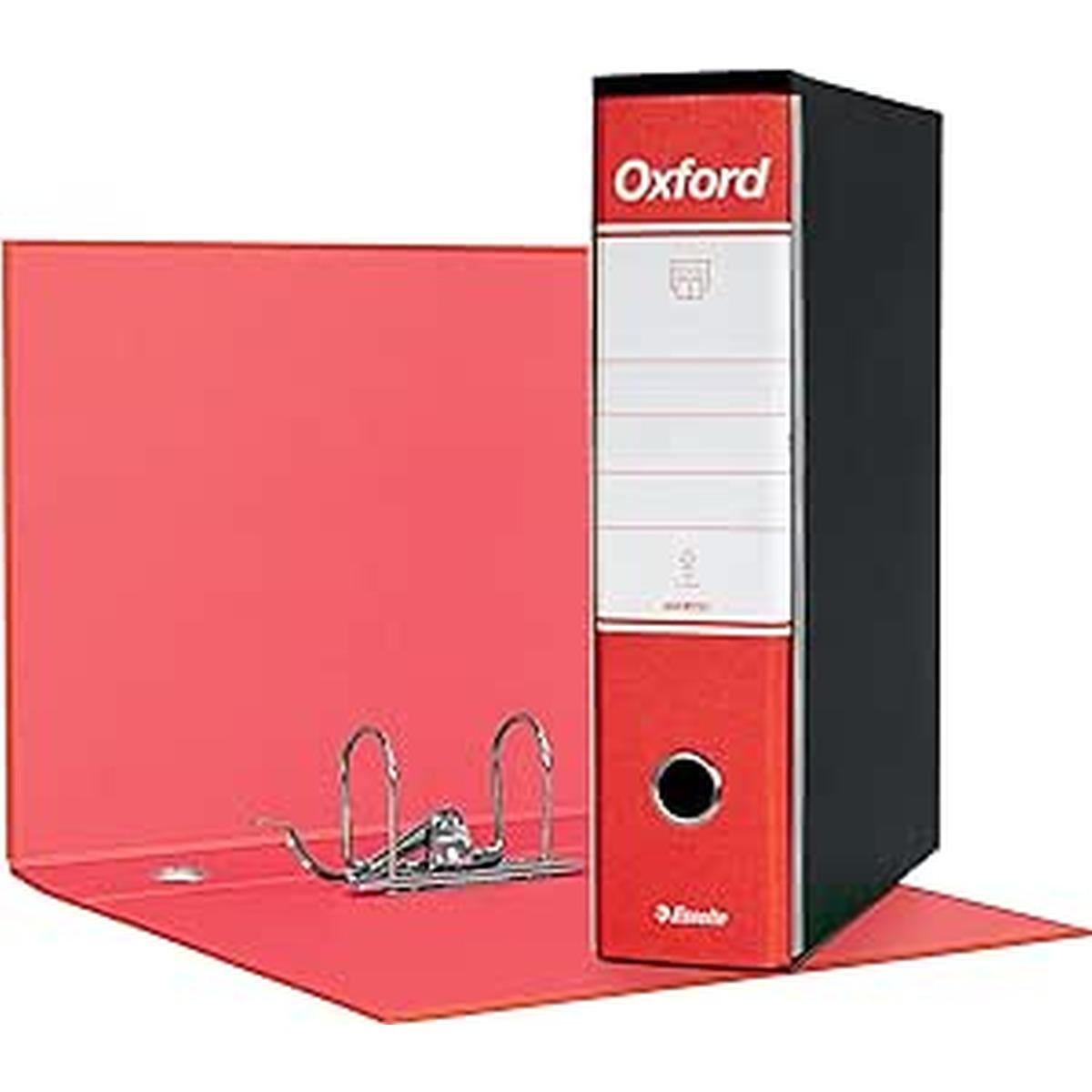 Raccoglitore prot.d.8 oxford rosso