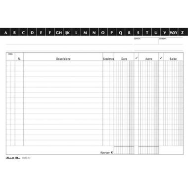 Schede d/a/s bianco 14.8x21 pz.100