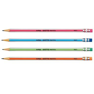 Giotto matita con gomma hb pz.12