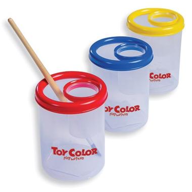 Barattolo portapennelli rotondo